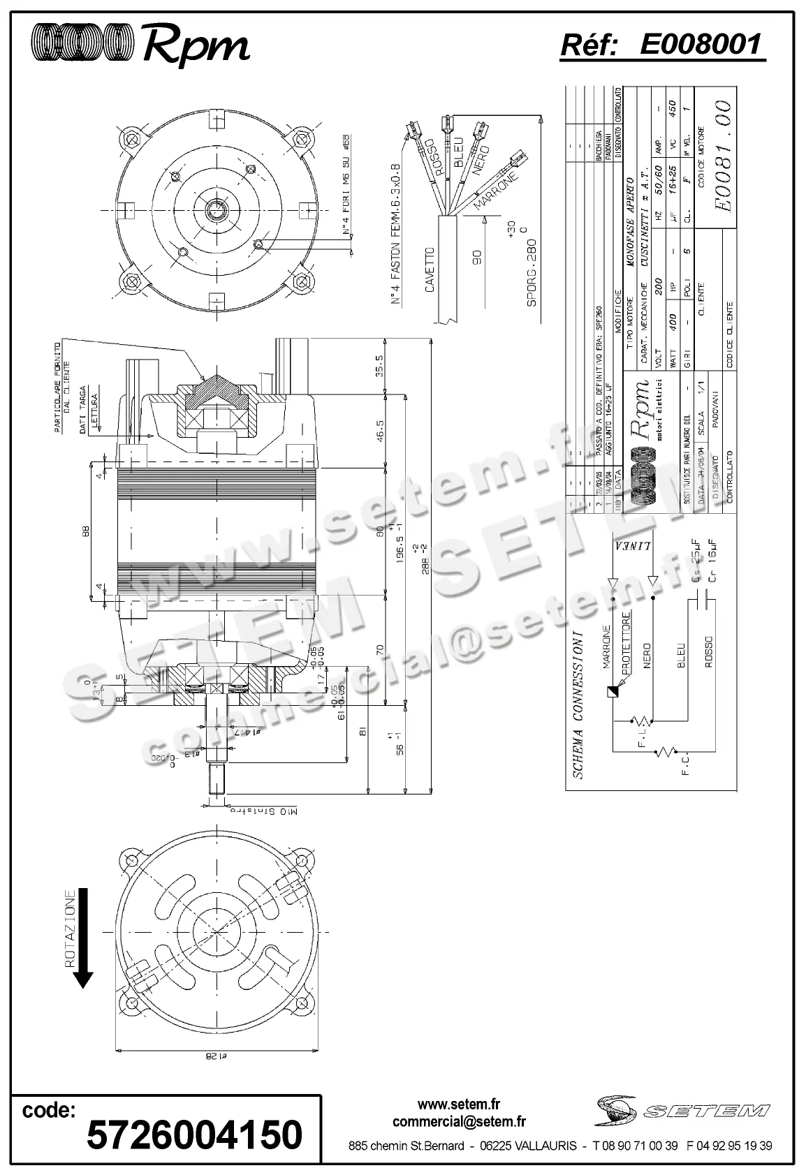 5726004150-MOTEUR RPM E008100