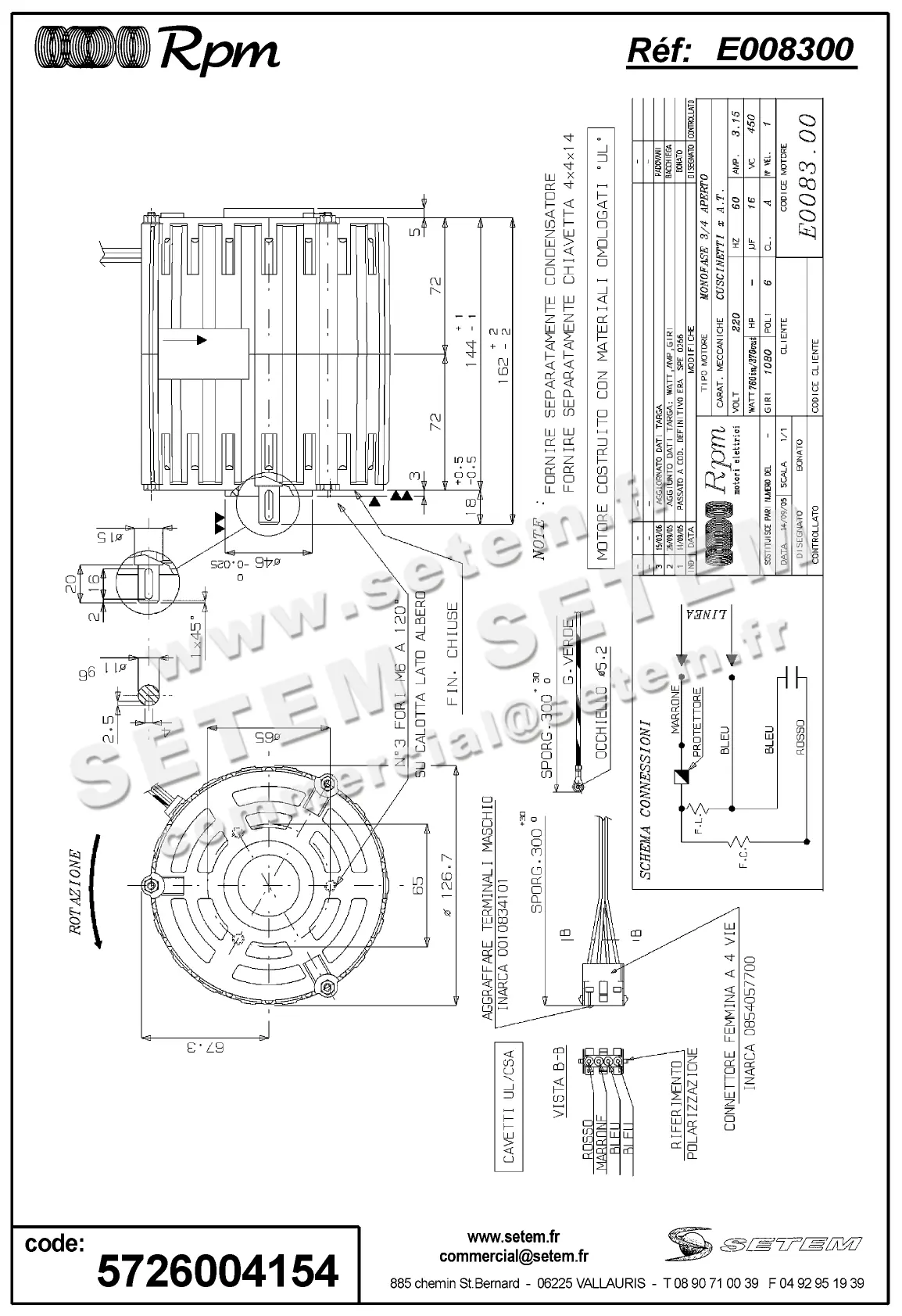 5726004154-MOTEUR RPM E008300