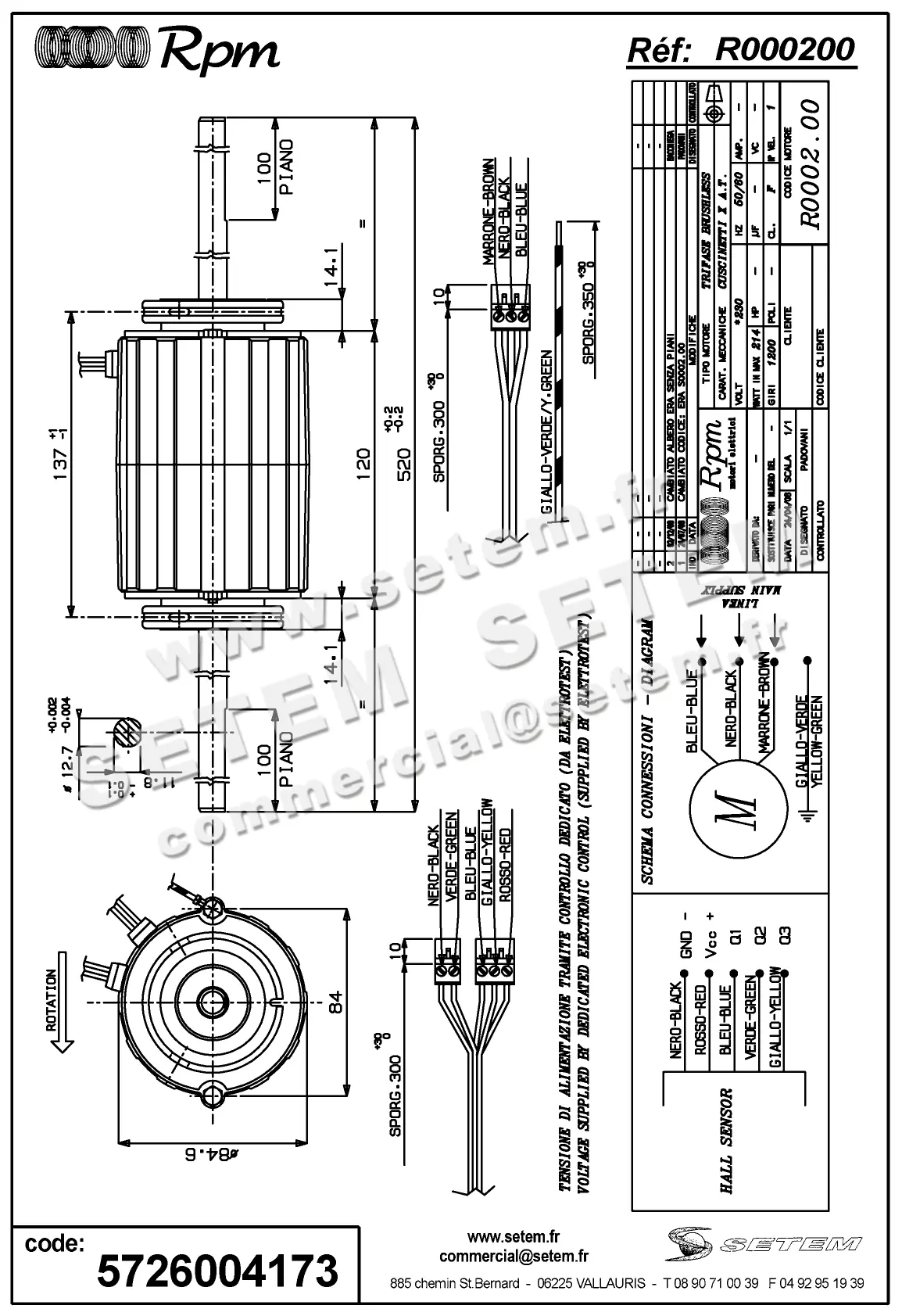 5726004173-MOTEUR RPM R000200