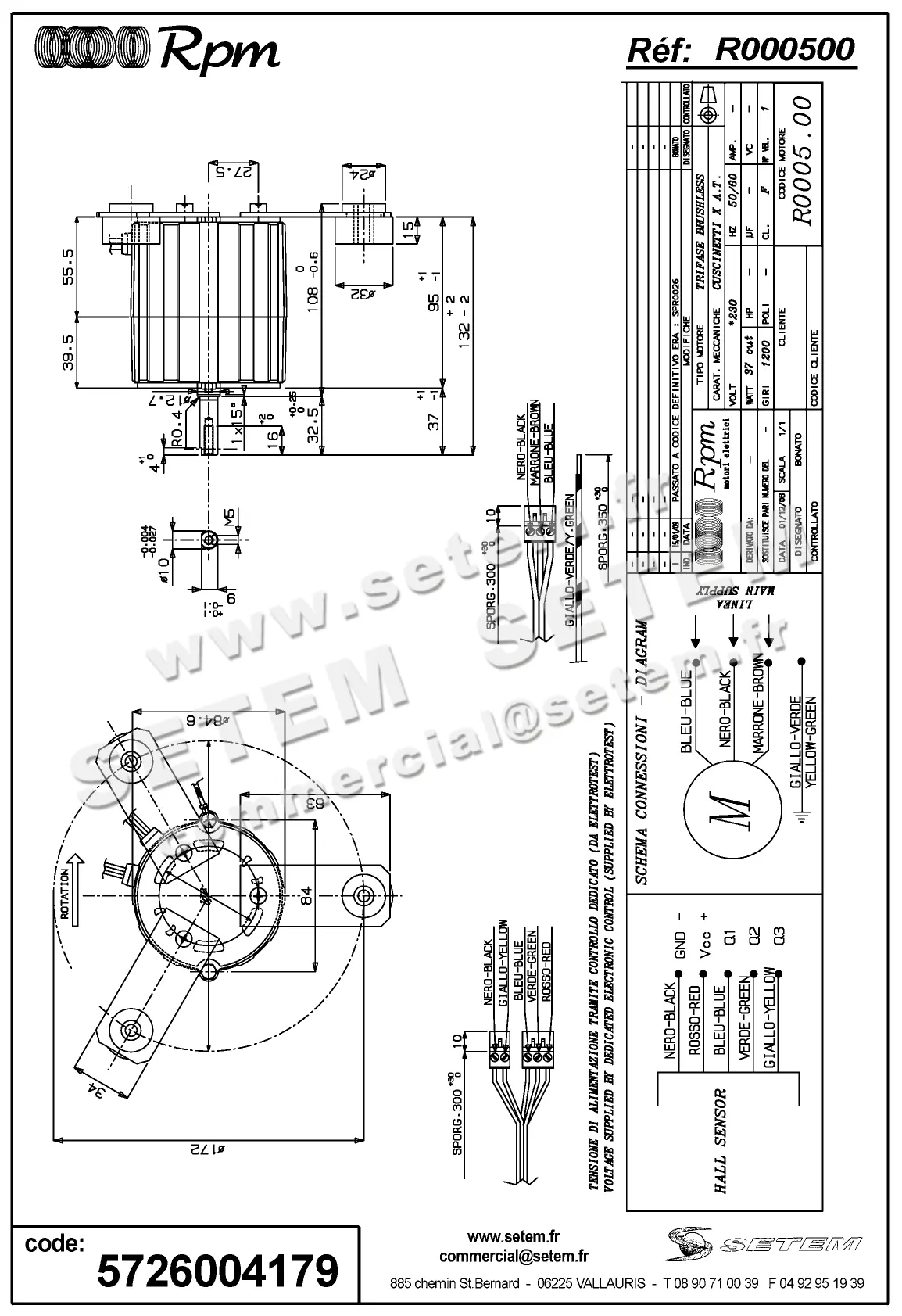 5726004179-MOTEUR RPM R000500 "5214100"