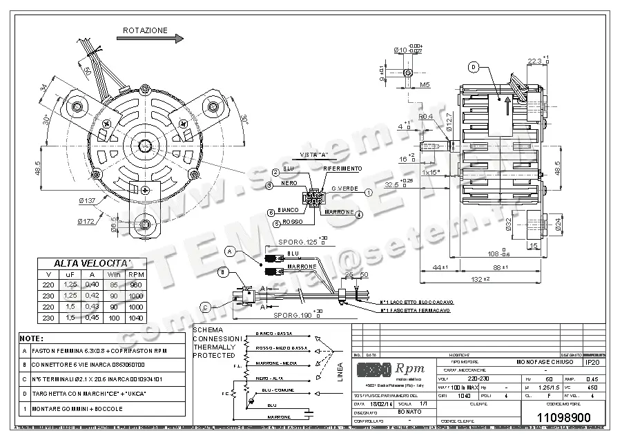 5726004846-MOTEUR RPM 11098900 "4401350"