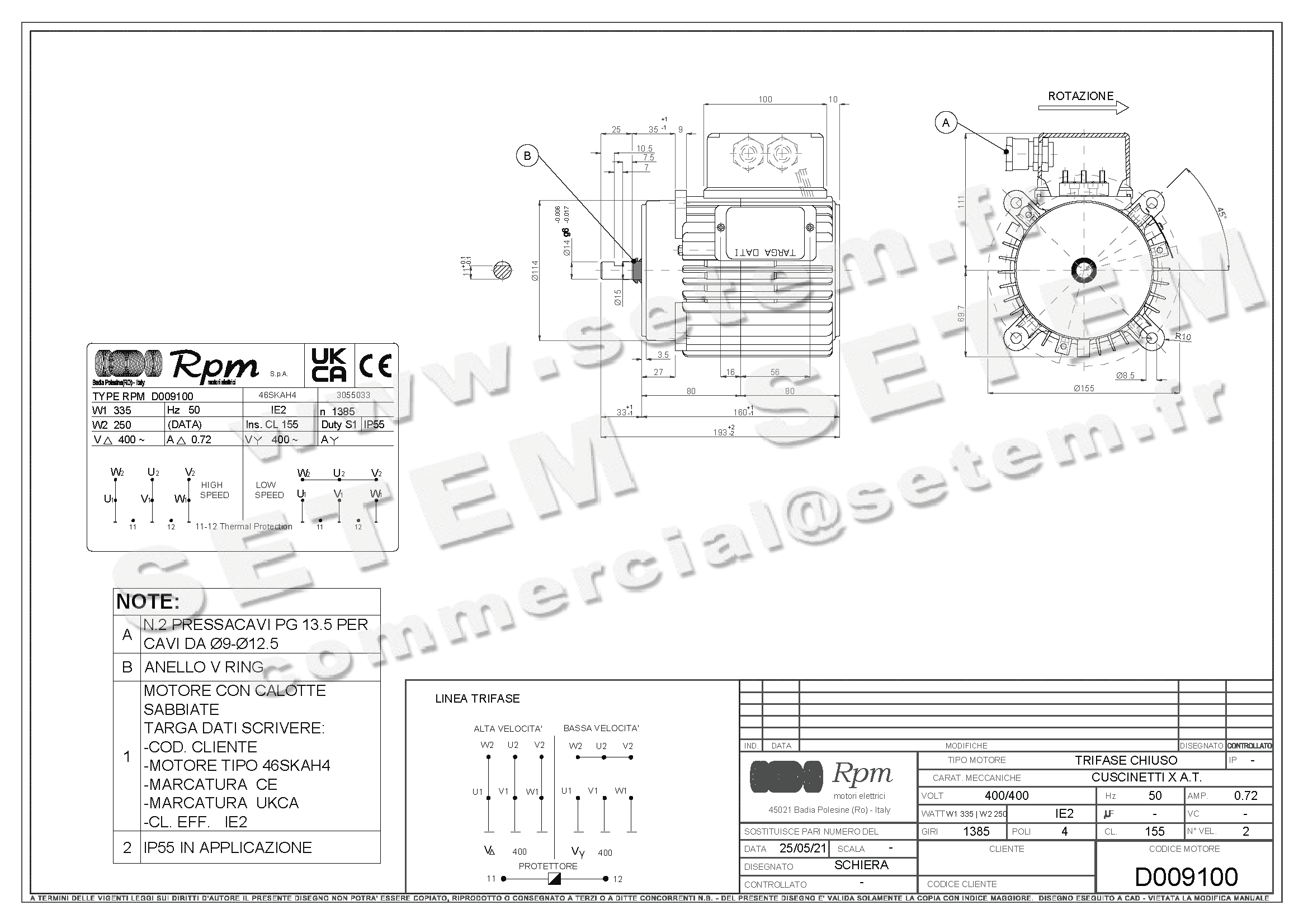 5726004946-MOTEUR RPM D009100