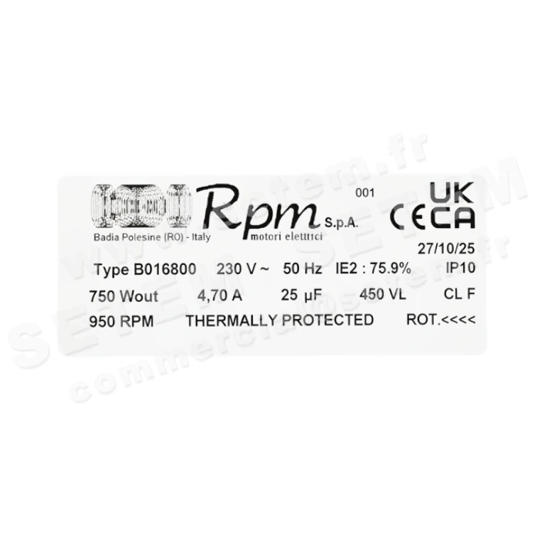 5726004977-MOTEUR RPM B016800 2