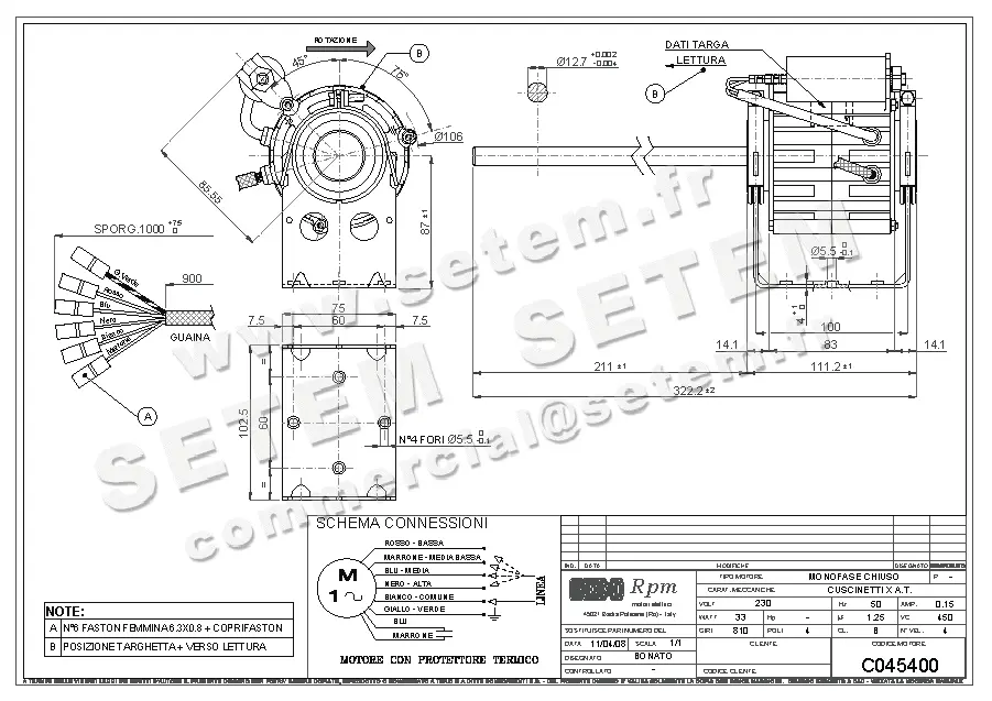 5726006008-MOTEUR RPM C045400