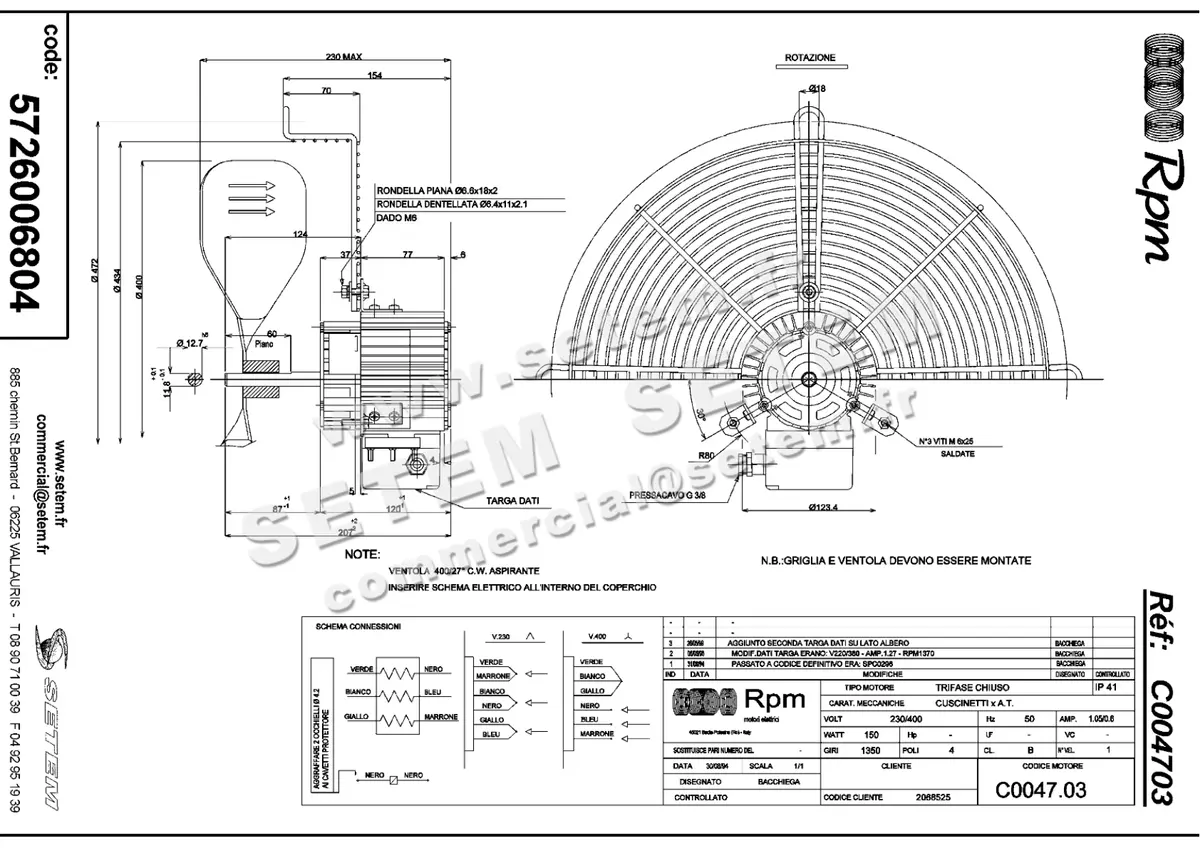 5726006804-VENTILATEUR RPM C004703
