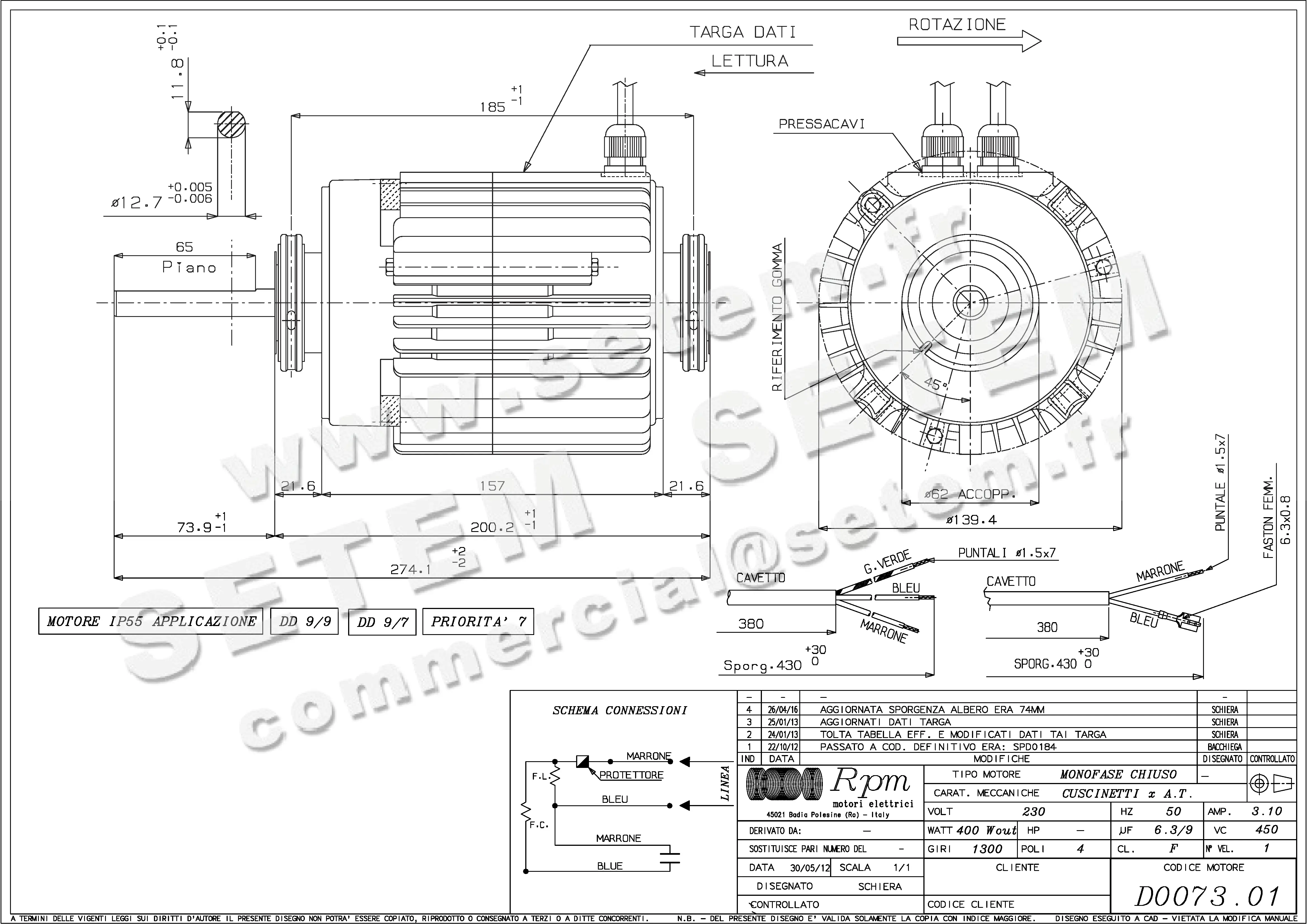 5726007702-MOTEUR RPM D007301
