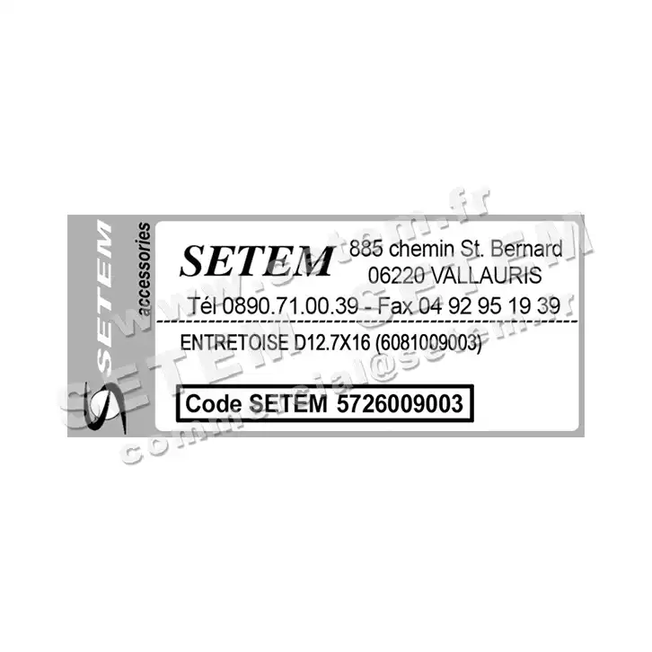 5726009003-ENTRETOISE RPM D12.70X16MM 3