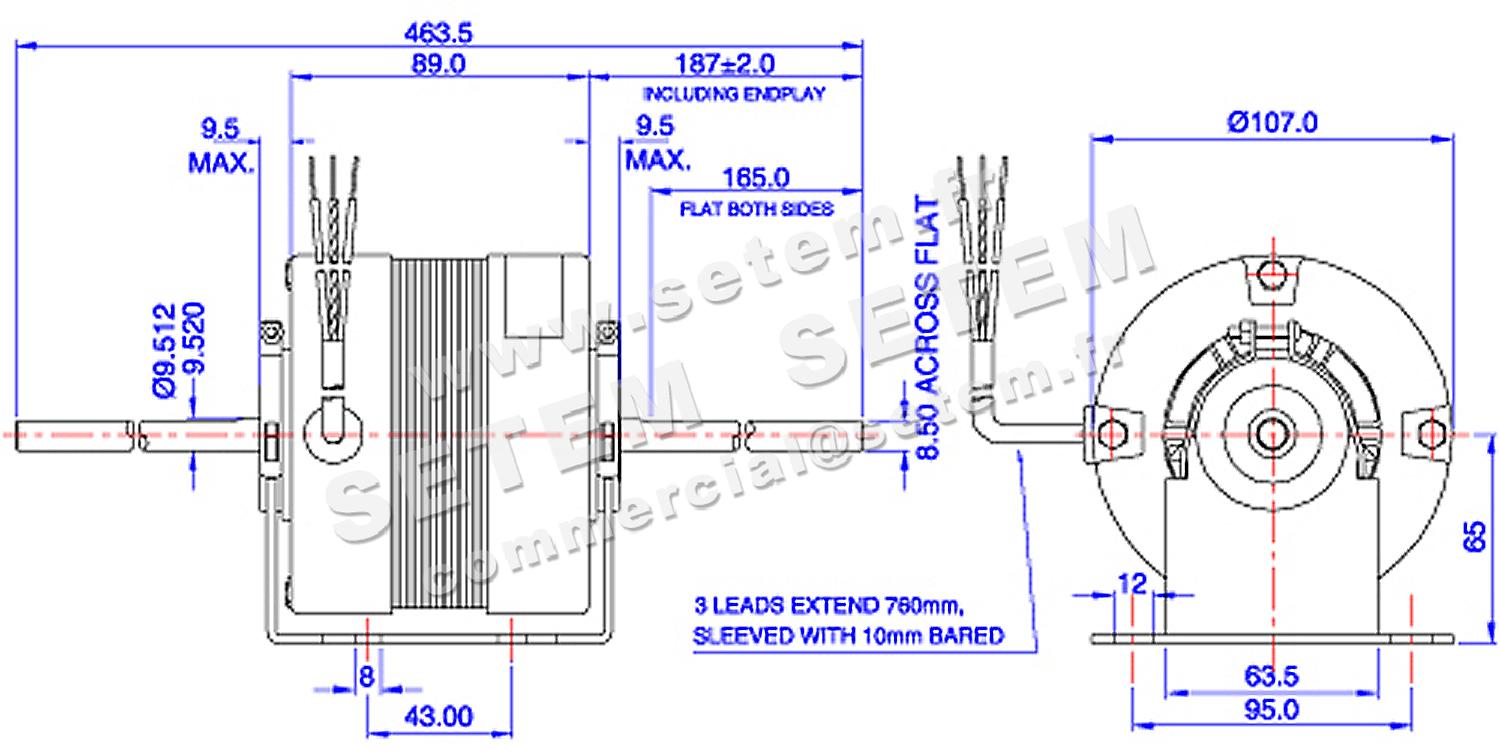 5743000039-MOTEUR REMCO 41.4.25DSB