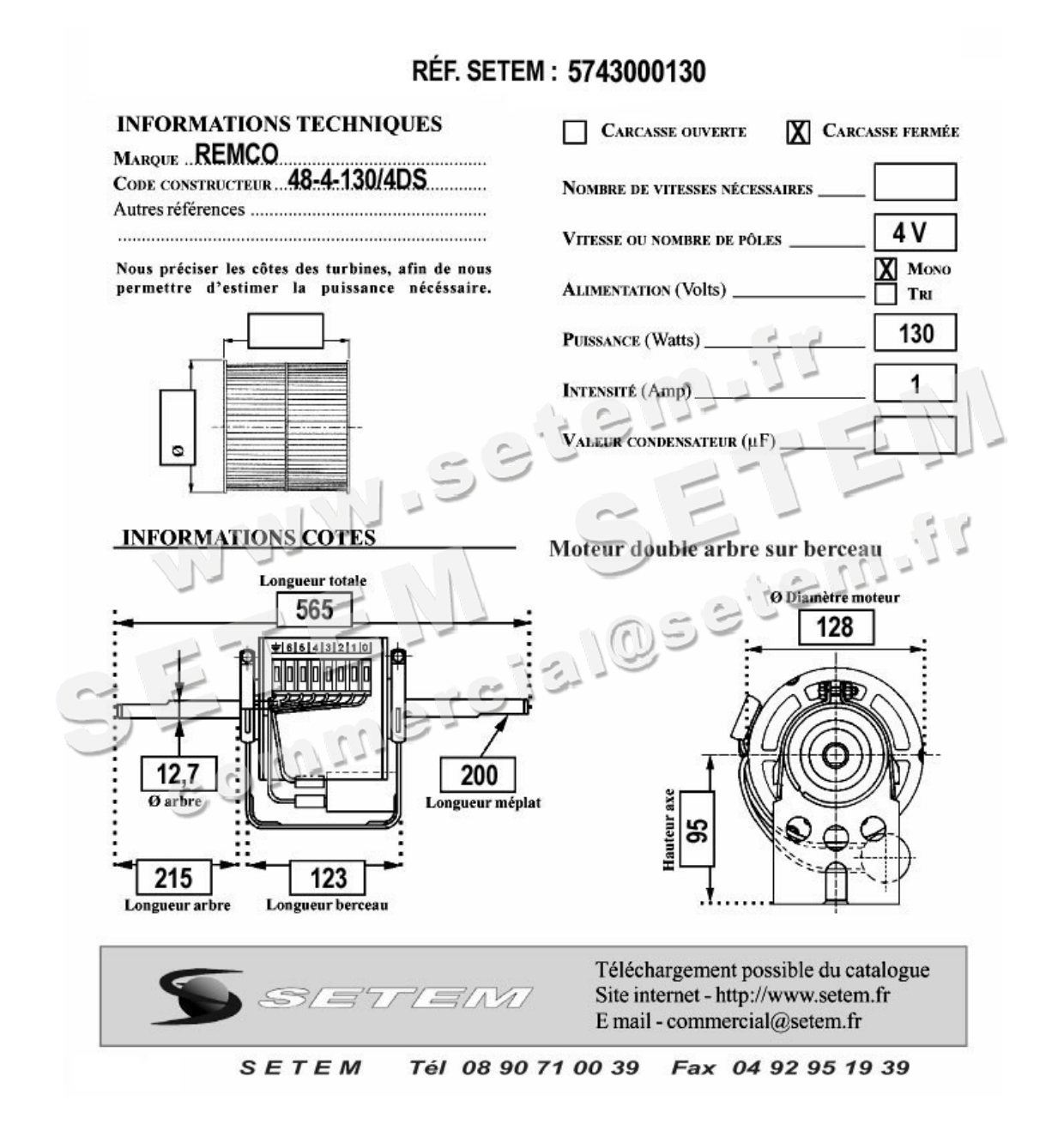 5743000130-MOTEUR REMCO DE2F6832K 3
