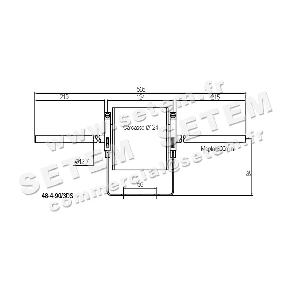5743000350-MOTEUR REMCO 48.4.90/3DS 2