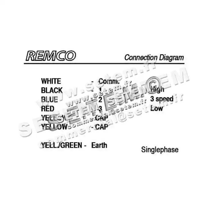 5743000350-MOTEUR REMCO 48.4.90/3DS 3