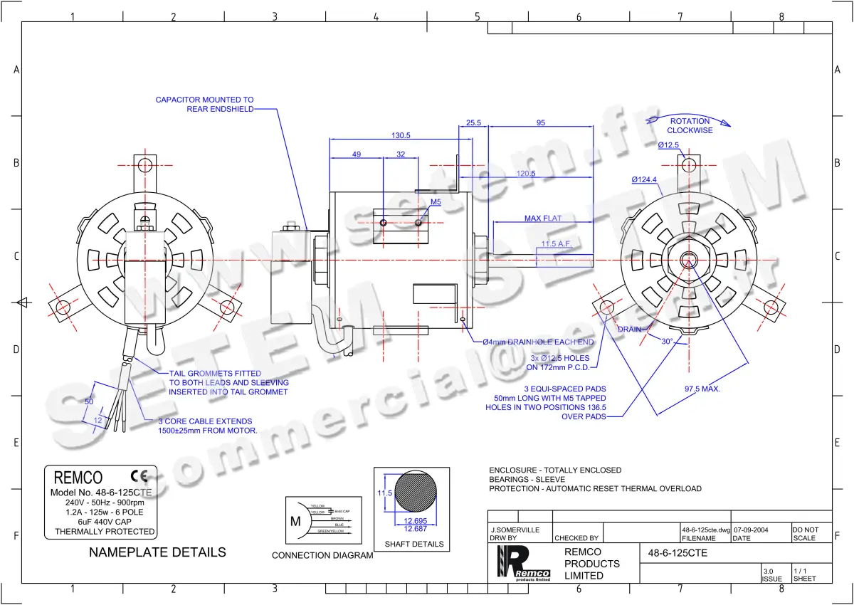 5743000500-MOTEUR REMCO DE3G6816K 3