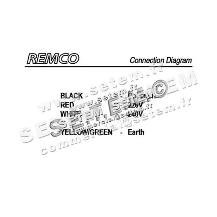 5743000515-MOTEUR REMCO 35.4.55/2DS 3