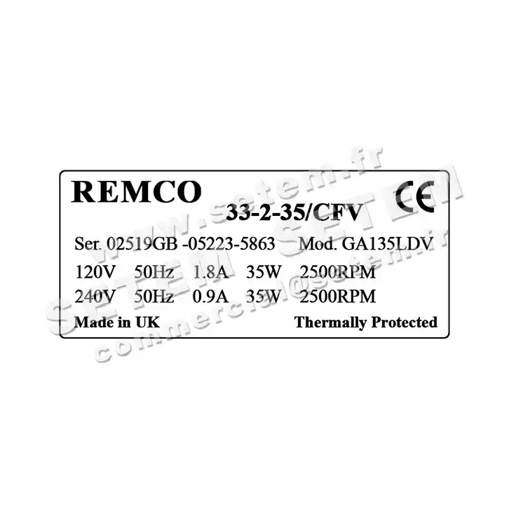 5743000725-MOTEUR REMCO 33.2.35CFVDV 2