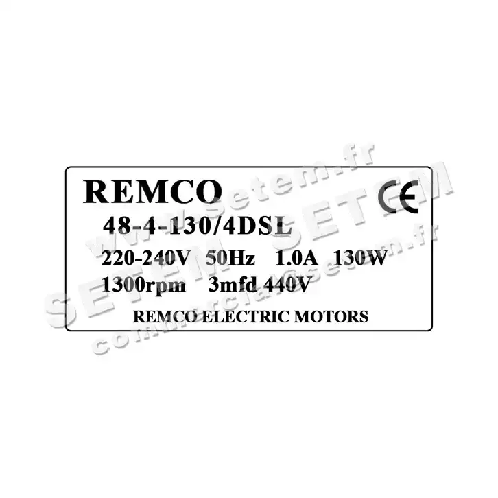 5743001131-MOTEUR REMCO 48.4.130/4DSL 2