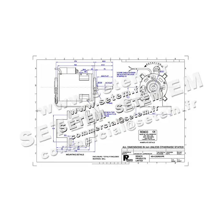 5743002000-MOTEUR REMCO 48.4.250RB1PR