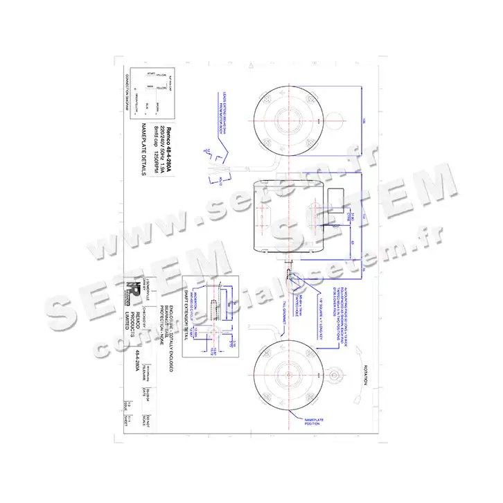 5743005872-MOTEUR REMCO 48.4.280A