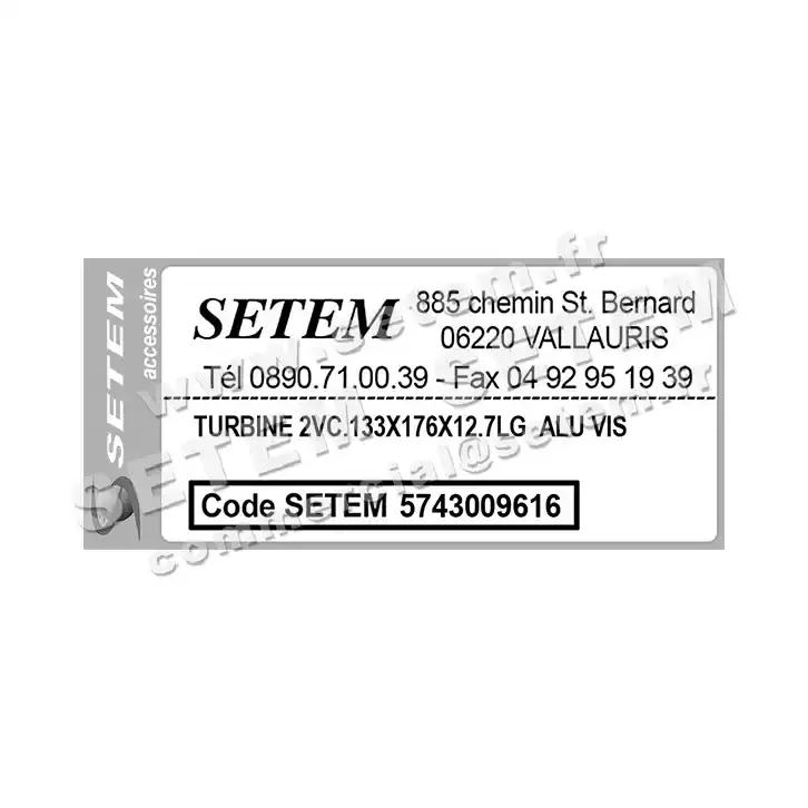 5743009616-TURBINE REMCO 2VC.133X176X12.7LG ALU VIS 3