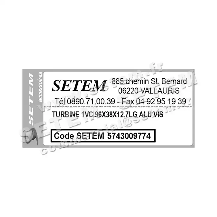 5743009774-TURBINE REMCO 1VC.96X38X12.7LG ALU VIS 3