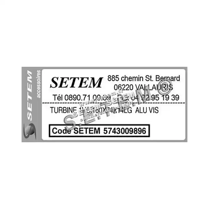5743009896-TURBINE REMCO 1VC.160X74X14LG ALU VIS 3
