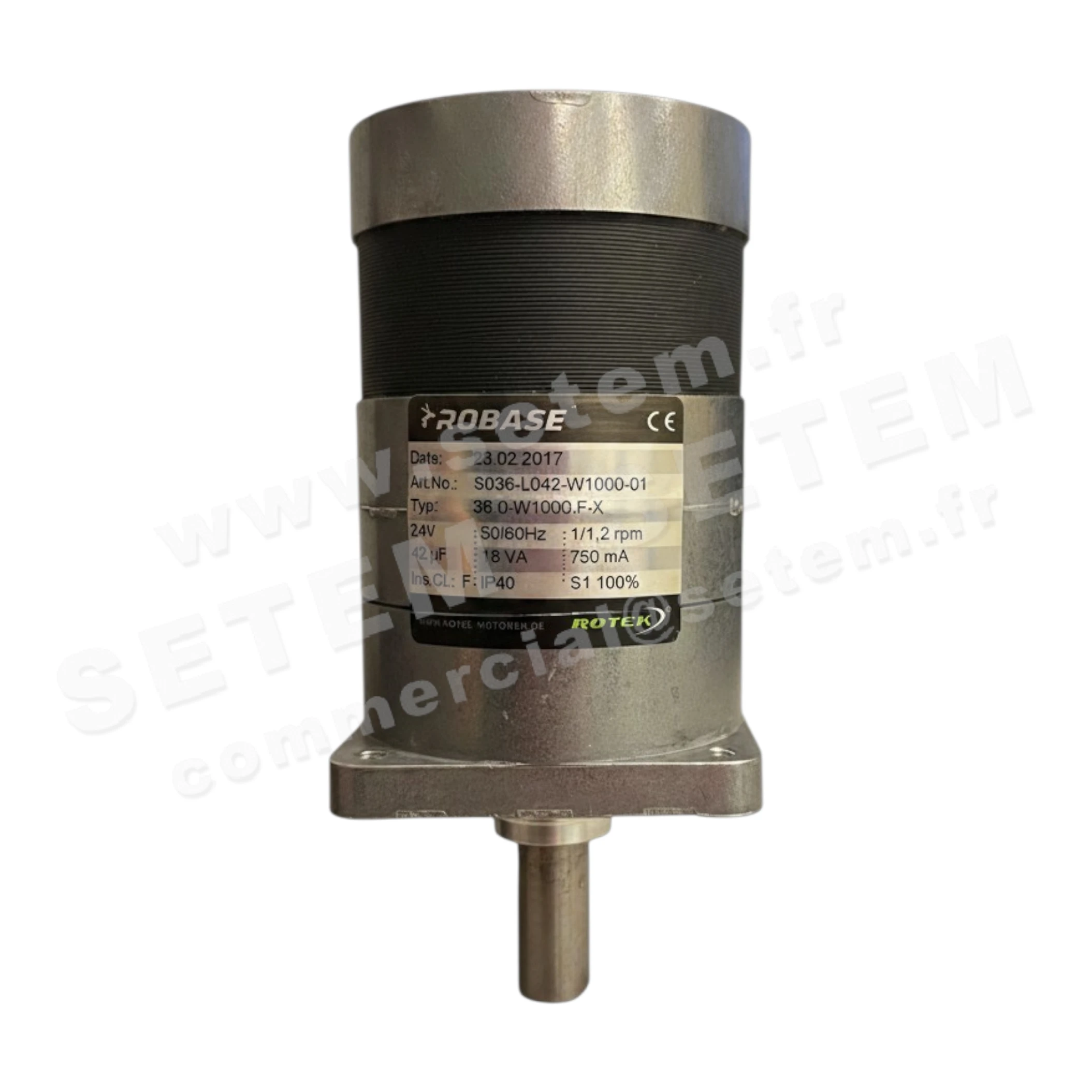 5781001141-MOTOREDUCTEUR S036-L042-W1000-01 ROTEK