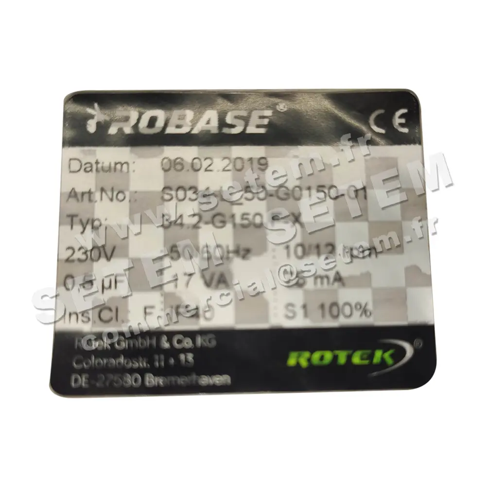 5781004585-MOTOREDUCTEUR 34.2-G150.F-X ROTEK S034-L_50-G0150-01 2