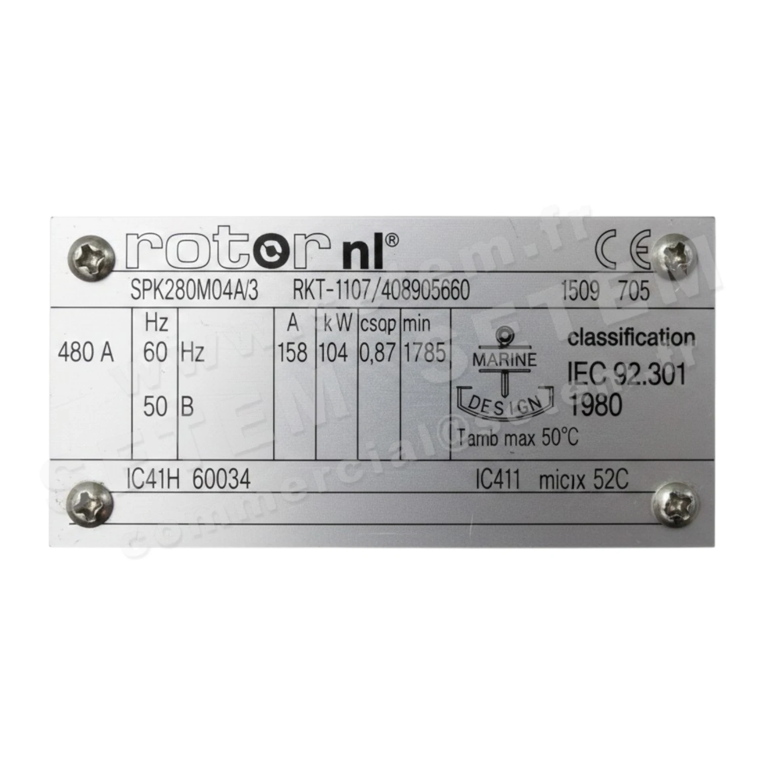5800000130-MOTEUR ROTOR 104KW 4P T450V HA280 B3 60HZ