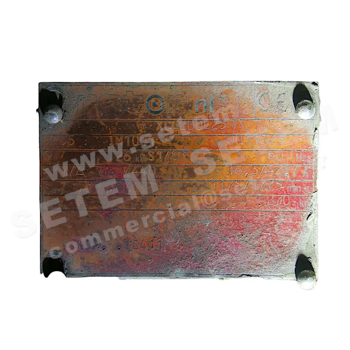 5800005660-MOTEUR ROTOR 26KW 4P T400V 60HZ HA200 B3 XCL200L25