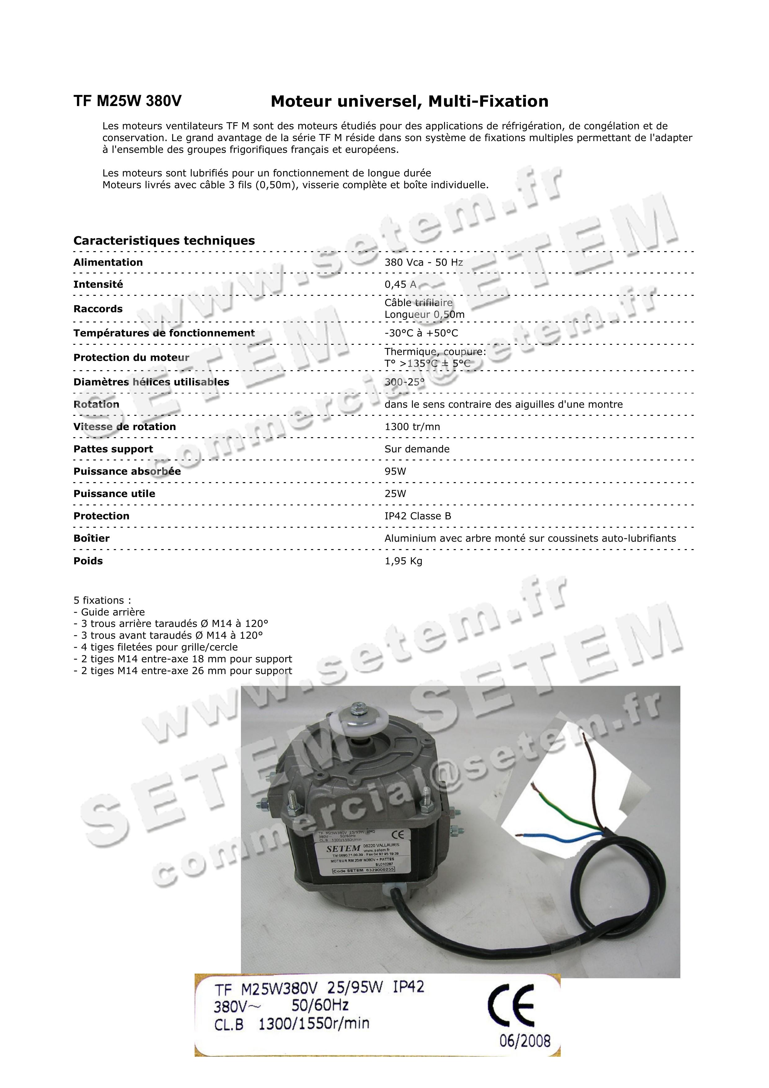 5801000255-MOTEUR RADLON RM 25W M380V 5