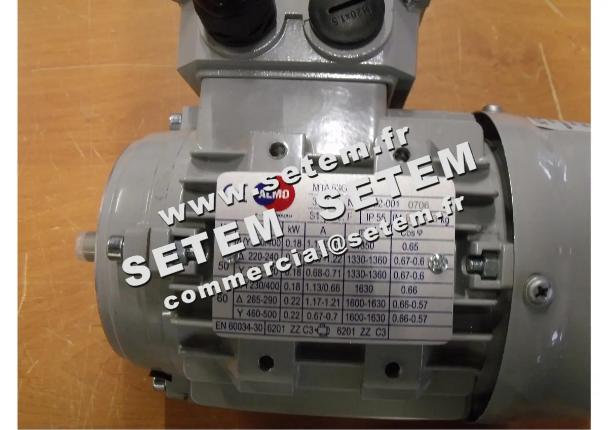 6006001022-MOTEUR ALMO 0.18KW 4P T230/400V HA63 B14 MTA63G4