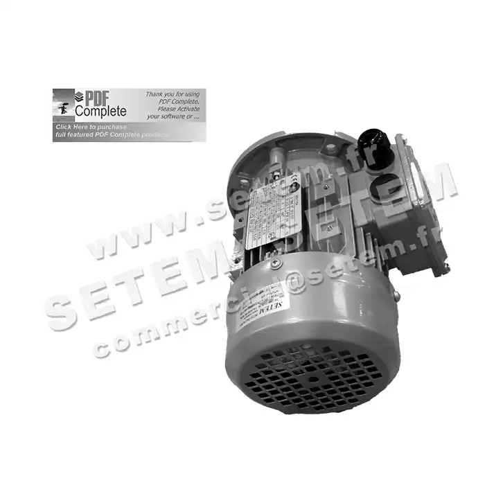 6006001041-MOTEUR ALMO 0.37KW 4P T230/400V HA71 B5 MTA71G4 3