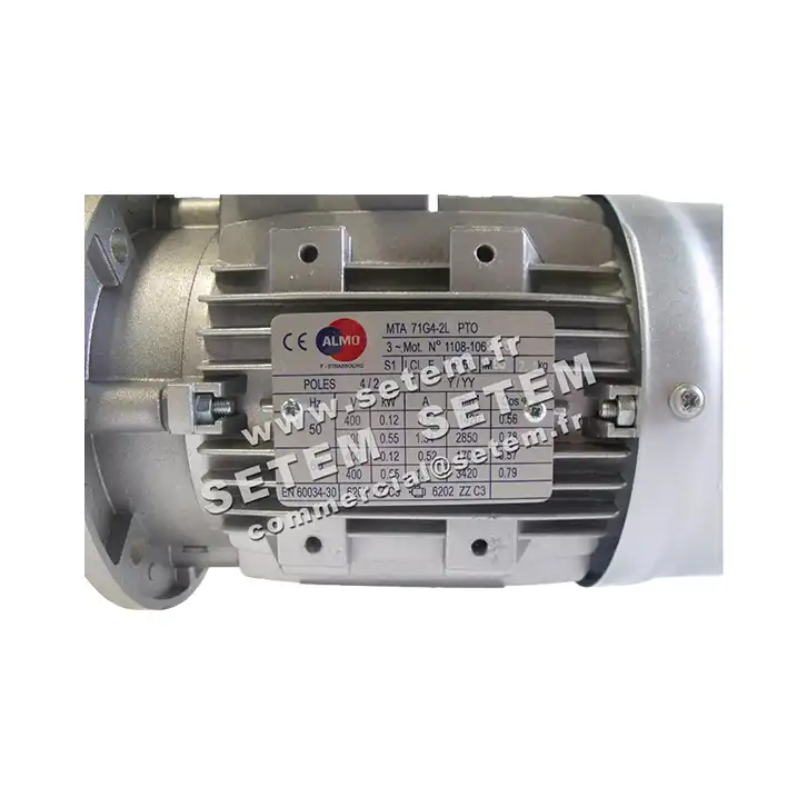 6006005361-MOTEUR ALMO 0.55/0.12KW 2/4P T400V HA71 B5 MTA71G4.2LPTO 3