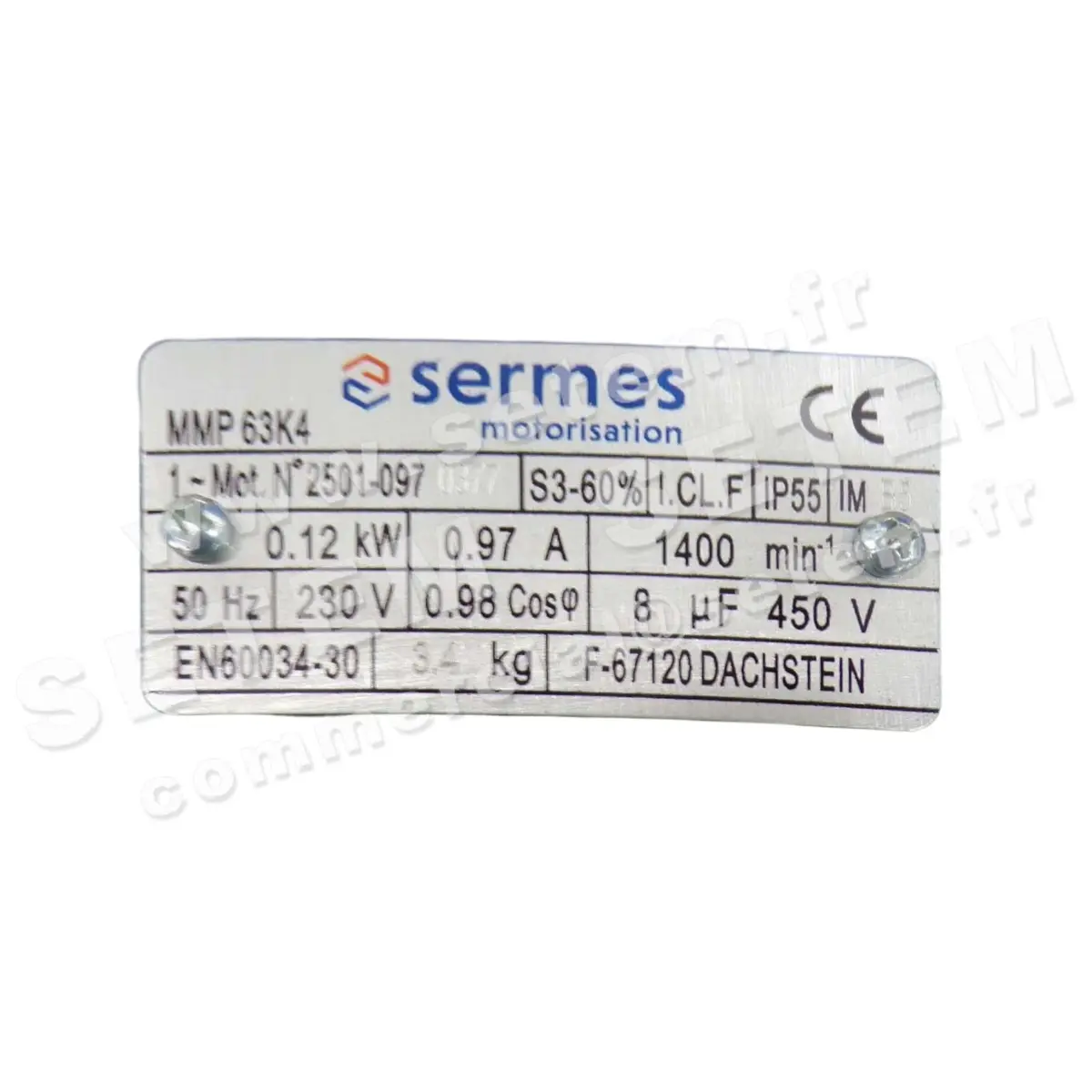 6006007100-MOTEUR ALMO 0.12KW 4P M230V HA63 B5 MMP63K4