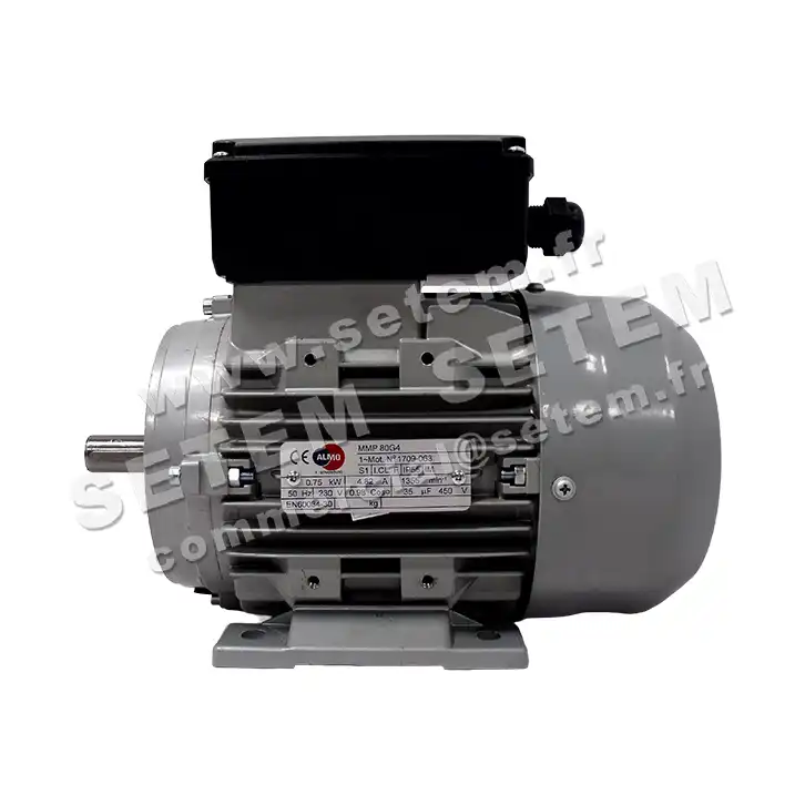 6006007245-MOTEUR ALMO 0.75KW 4P M230V HA80 B3 MMP80G4 2