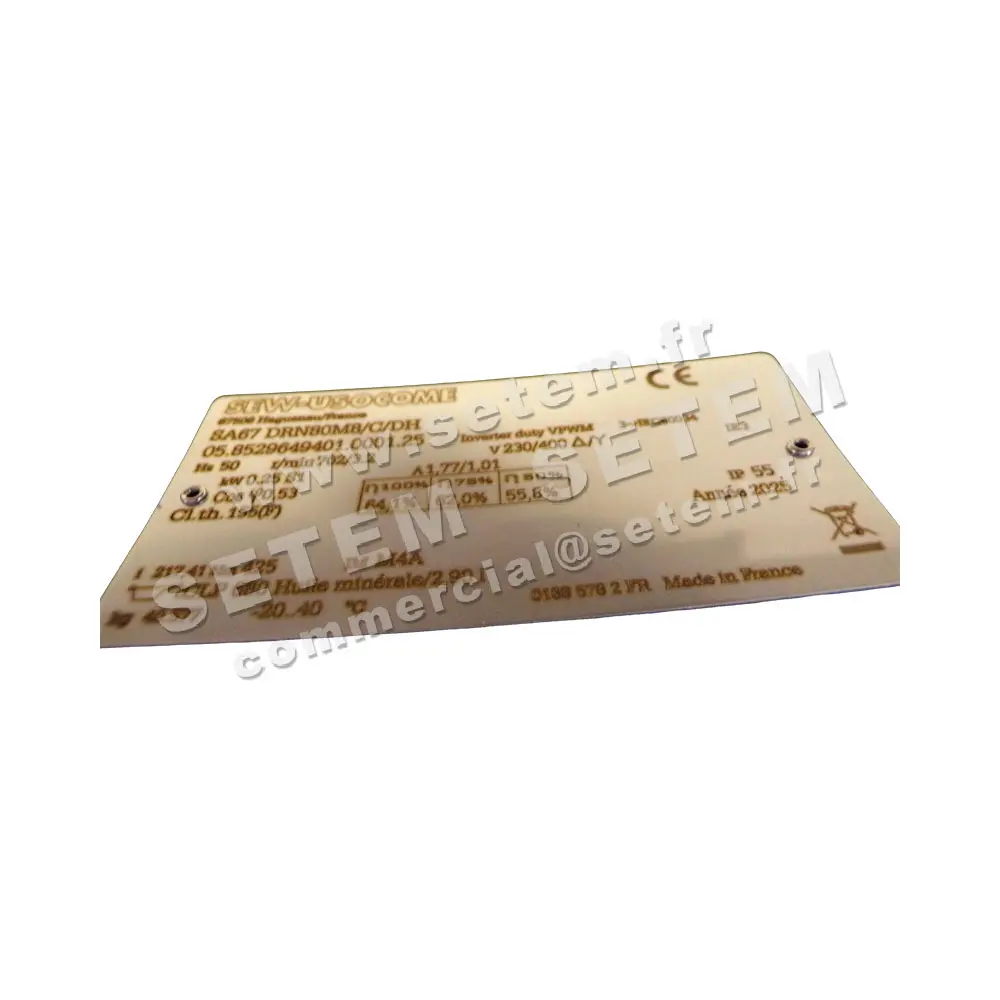 6011000100-MOTOREDUCTEUR SEW USOCOME SA67DRN80M8/C/DH 2