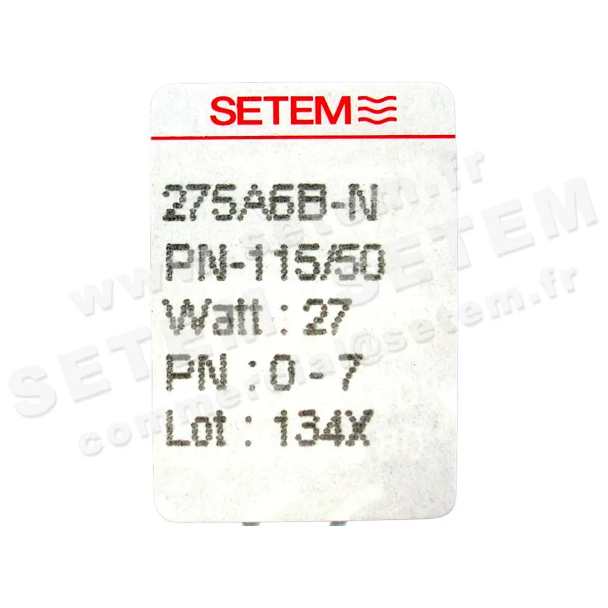 6032000087-ELECTROVANNE SETEMVANNE 275A6BNPN 2