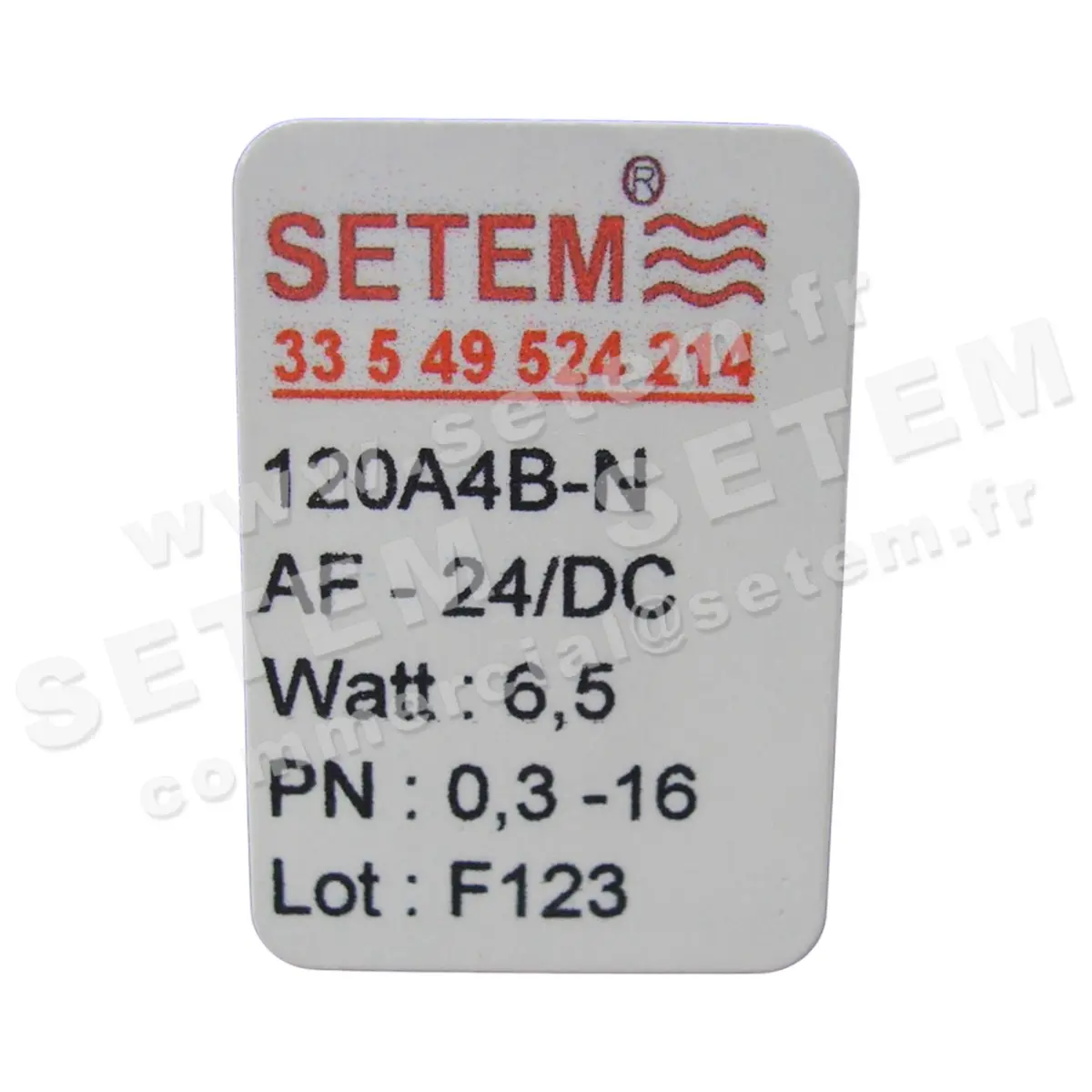 6032000119-ELECTROVANNE SETEMVANNE 120A4BNAF