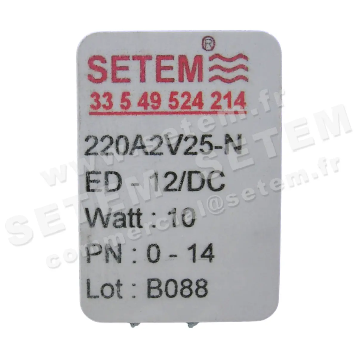 6032000144-ELECTROVANNE SETEMVANNE 220A2V25NED 2