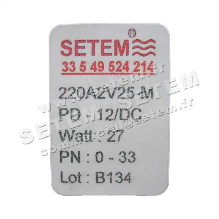 6032000214-ELECTROVANNE SETEM 220A2V25MPD 3