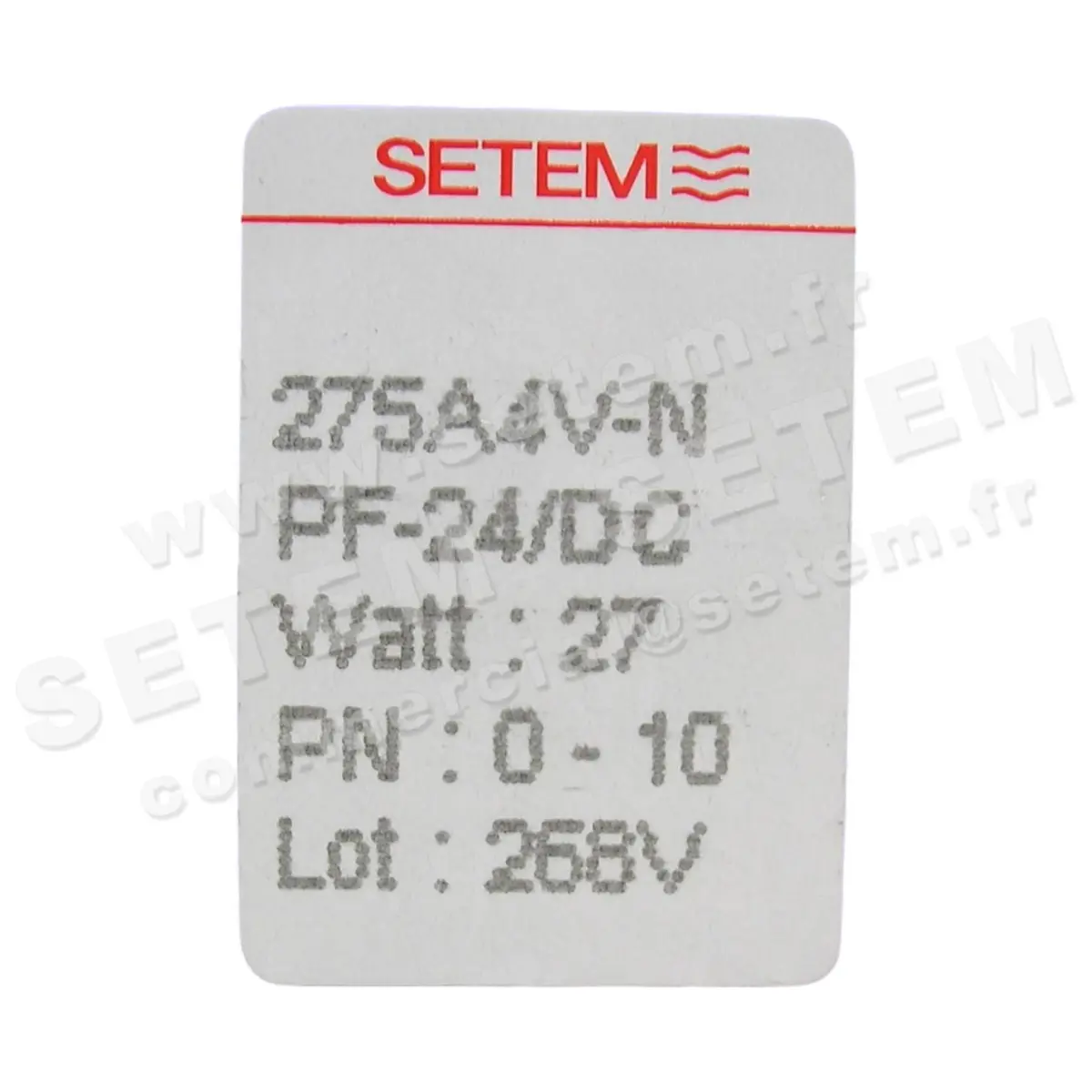 6032000250-ELECTROVANNE SETEMVANNE 275A4VNPF 2