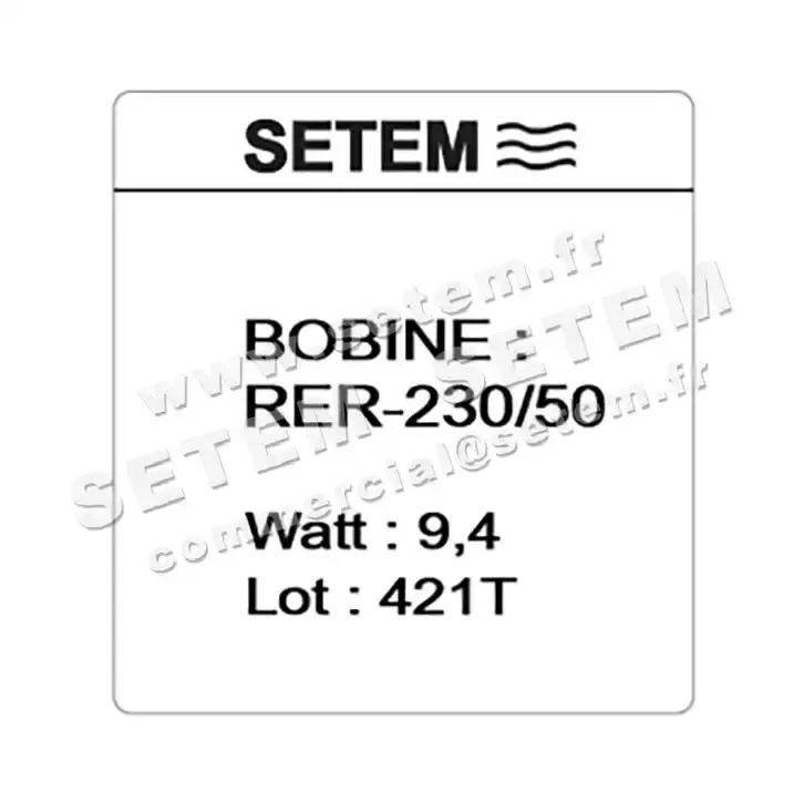 6032000803-BOBINE SETEMVANNE RER230.50 3