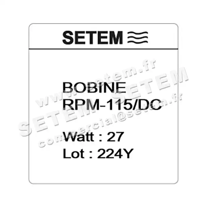 6032000811-BOBINE SETEMVANNE RPM 115VDC 3