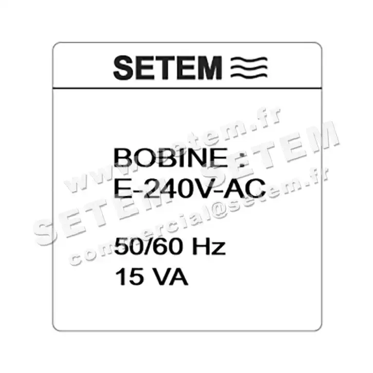6032000827-BOBINE SETEMVANNE E 15VA 240VAC 2