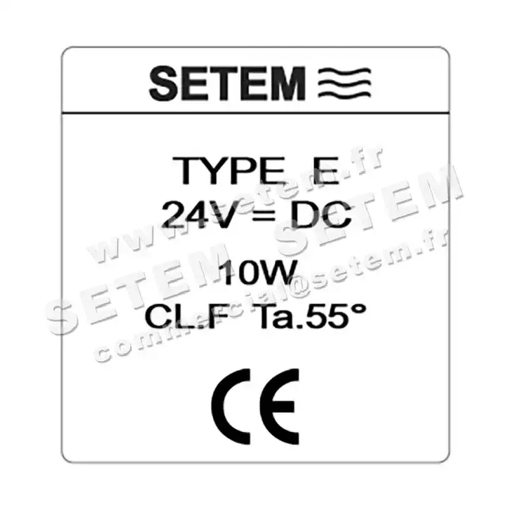 6032000831-BOBINE SETEMVANNE E 15VA 24VDC 4