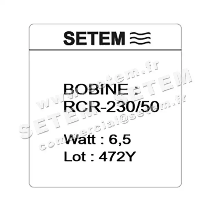6032000851-BOBINE SETEMVANNE RCR230.50 3