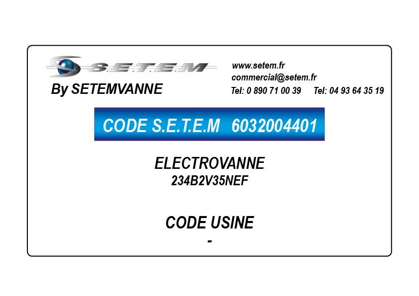 ELECTROVANNE 234B2V35NEF