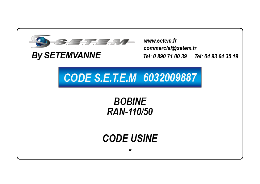 BOBINE RAN-110/50 4