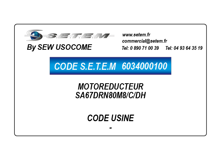 MOTOREDUCTEUR SA67DRN80M8/C/DH 3