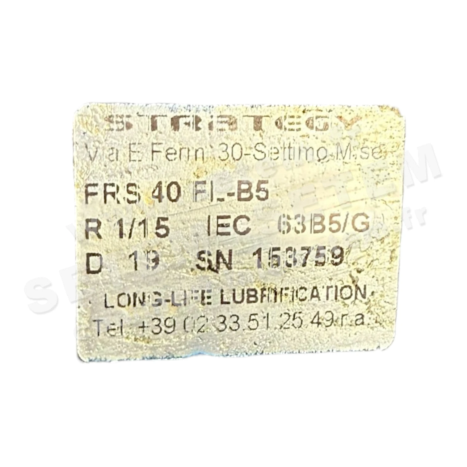 REDUCTEUR FRS40FL-B5 I=1/15