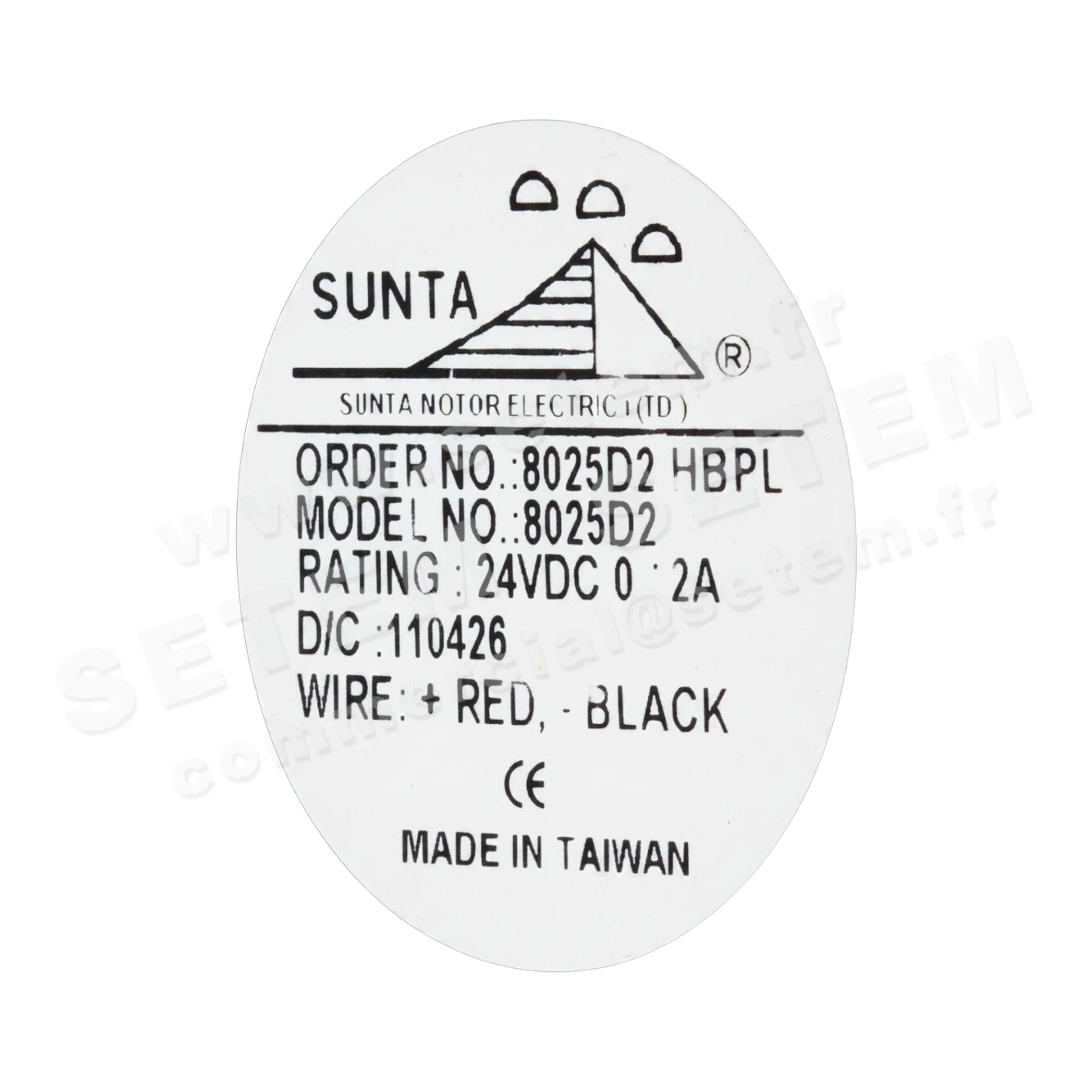6099900113-VENTILATEUR SUNTA 8025D2.HBPL